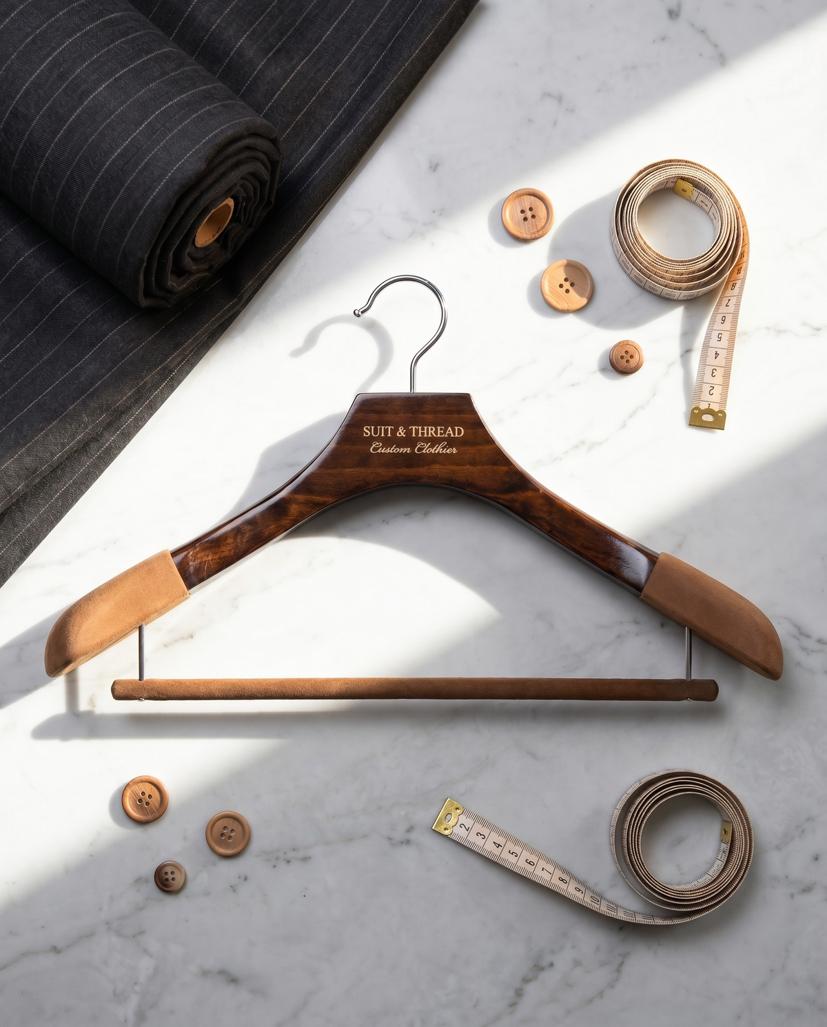 Mahogany Wood Hanger