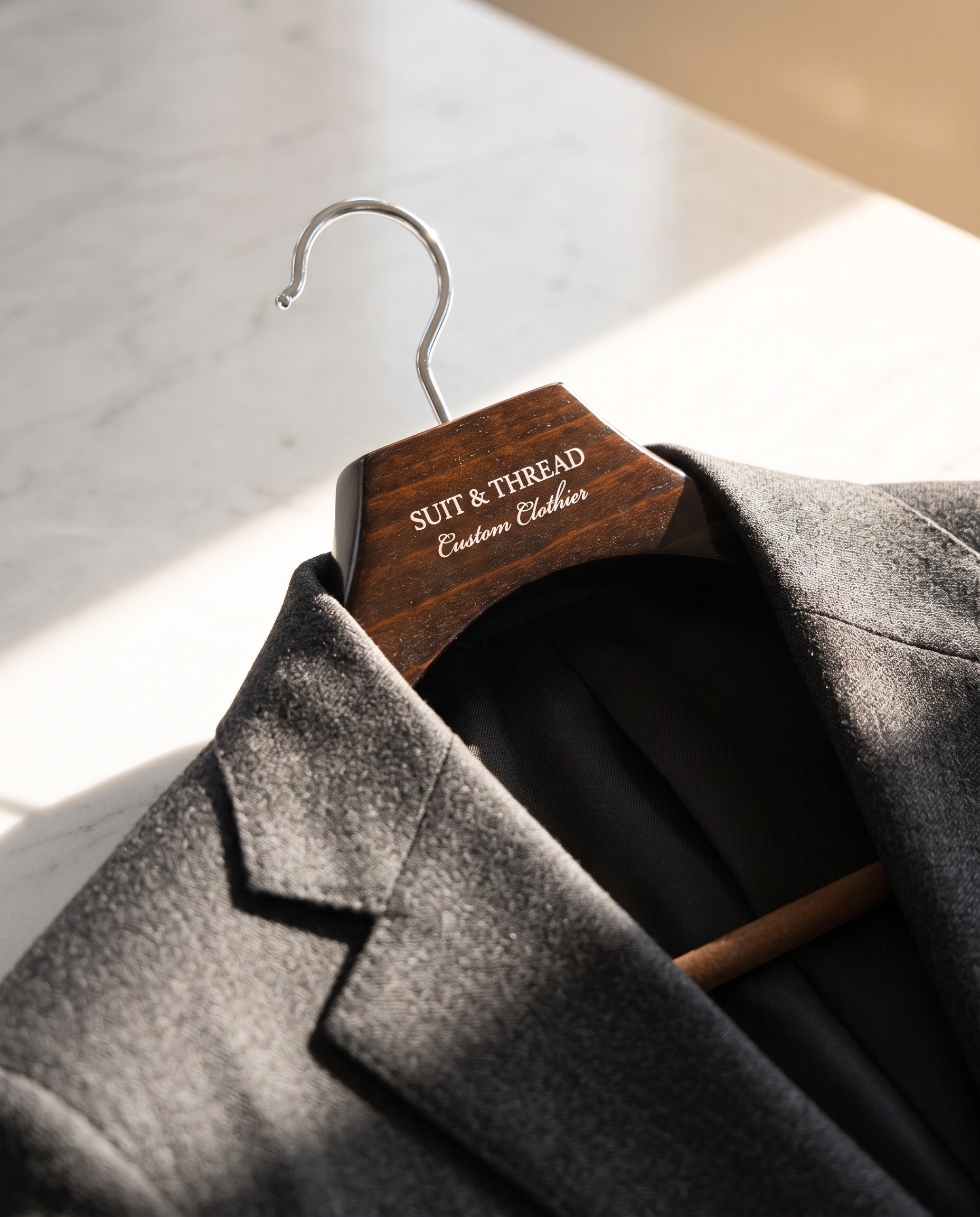 Mahogany Wood Hanger